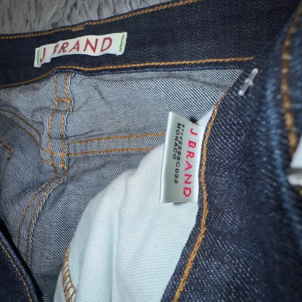 J BRAND Jeans Women's 32 Monaco Flare‎ High Rise Dark Wash Stretch Bell Bottom